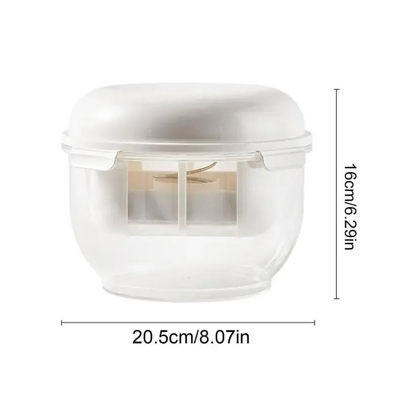 VitaHome™ PurePress Transparent Fridge Yogurt & Cheese Press – Ansicht 6