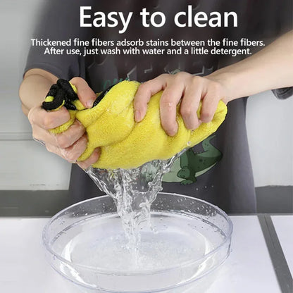 Car Wash Towels Cleaning Cloth Absorbent Dry Cloth General Purpose Microfiber Towel Thickened Yellow 30/40/60cm – Ansicht 2