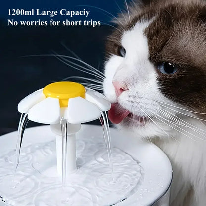 Trinkbrunnen für Katzen mit USB 1,2 l – Ansicht 2