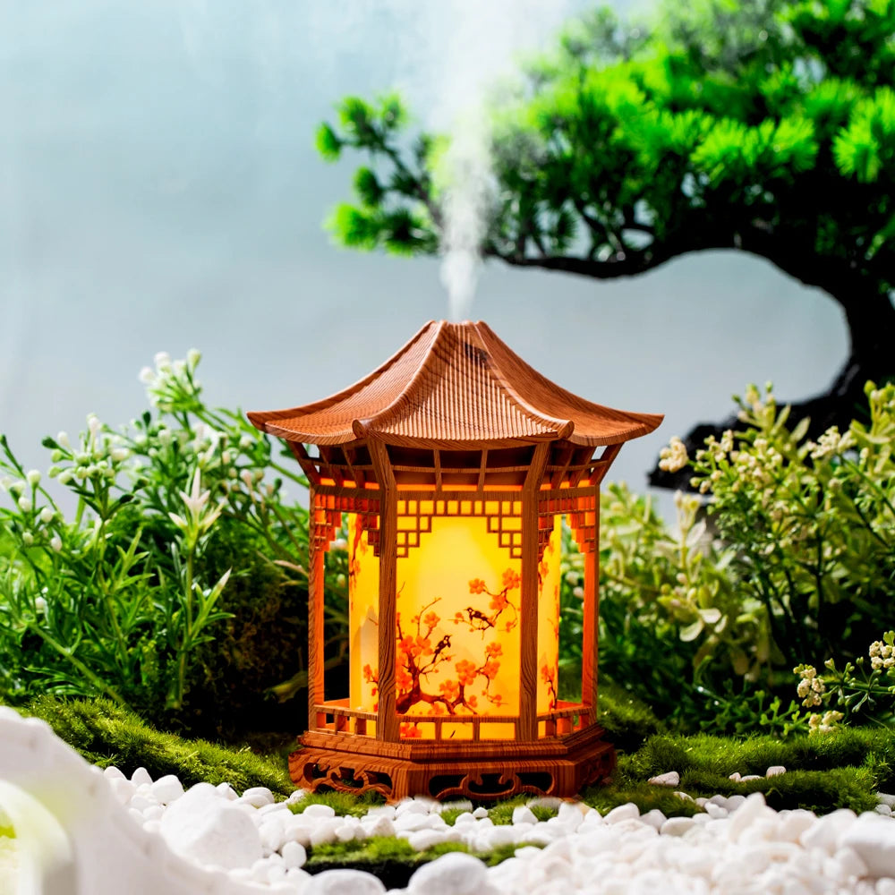 Luftbefeuchter mit Nachtlicht im chinesischen Stil – Ansicht 2