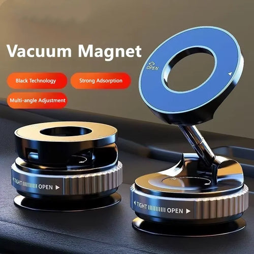 VIta Foldable Magnetic Vacuum Car Mount & Live Streaming Phone Holder