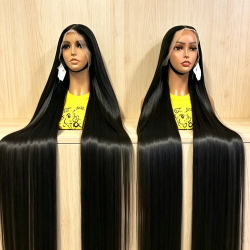 Vital™ 38-Inch Bone Straight 13x6 HD Lace Front Human Hair Wig | Pre-Plucked Glueless