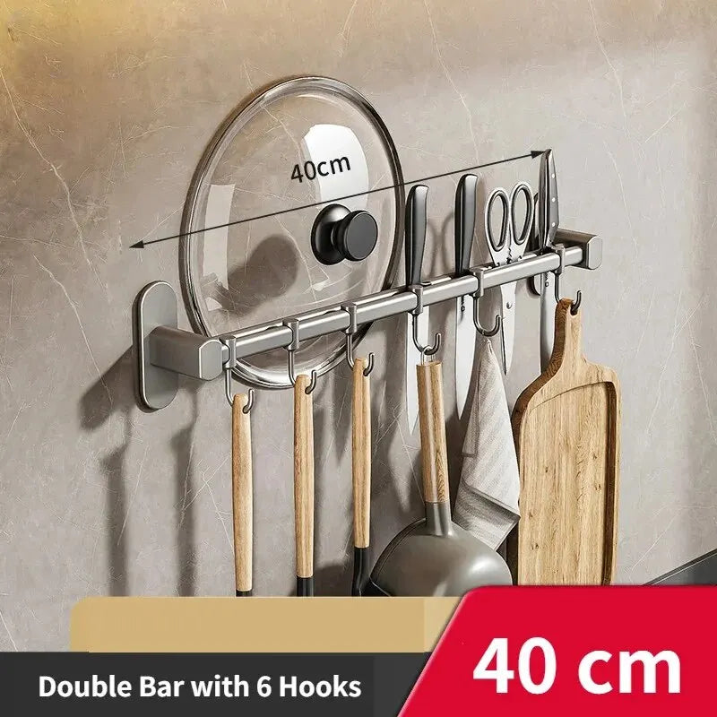 Vital™ MountFlex No-Drill Kitchen Wall Organizer Rack