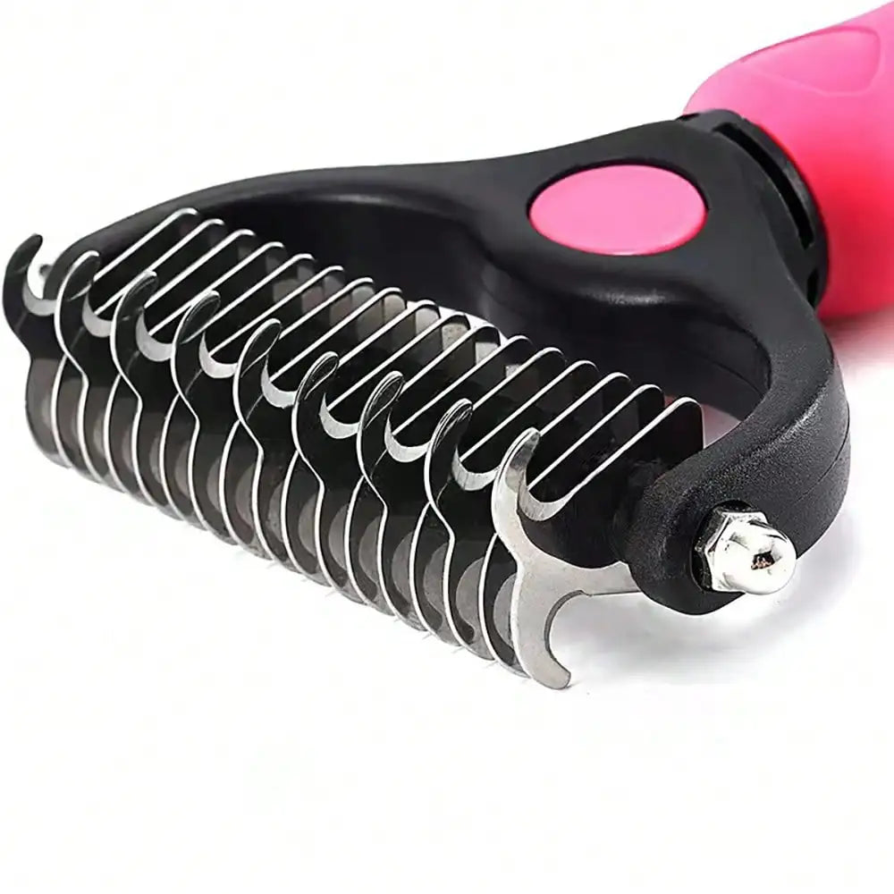 Professional Double-Sided Pet Detangling & Grooming Comb
