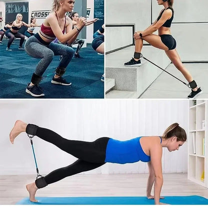 Fitnessband-Set mit Fußgelenkmanschetten – Ansicht 3