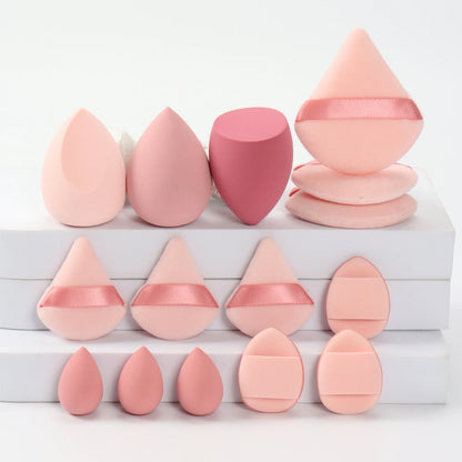 Vita 15-Piece Professional Makeup Sponge & Powder Puff Combo