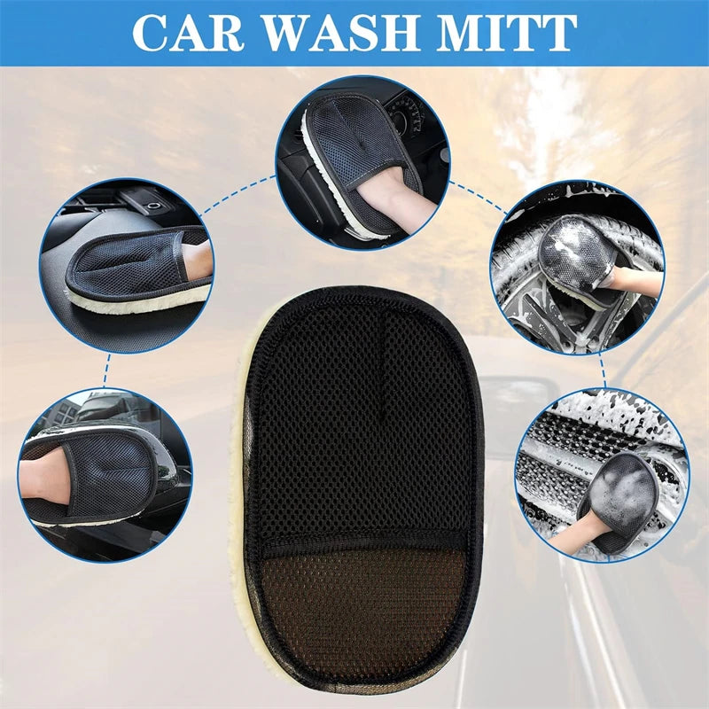 VitaHome™ GlossMitt Microfiber Chenille Car Wash & Polishing Glove