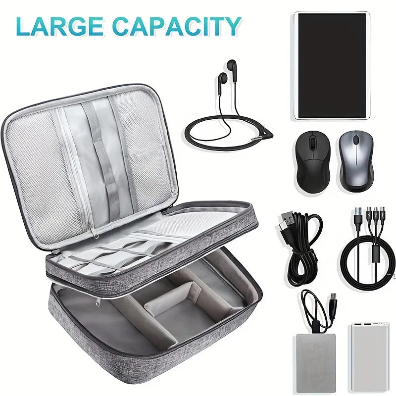 Vital™ TechVault Three-Layer Digital Organizer Travel Case