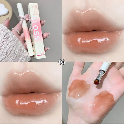 Lipgloss mit Spiegelglanz und Pflegeöl – Ansicht 11