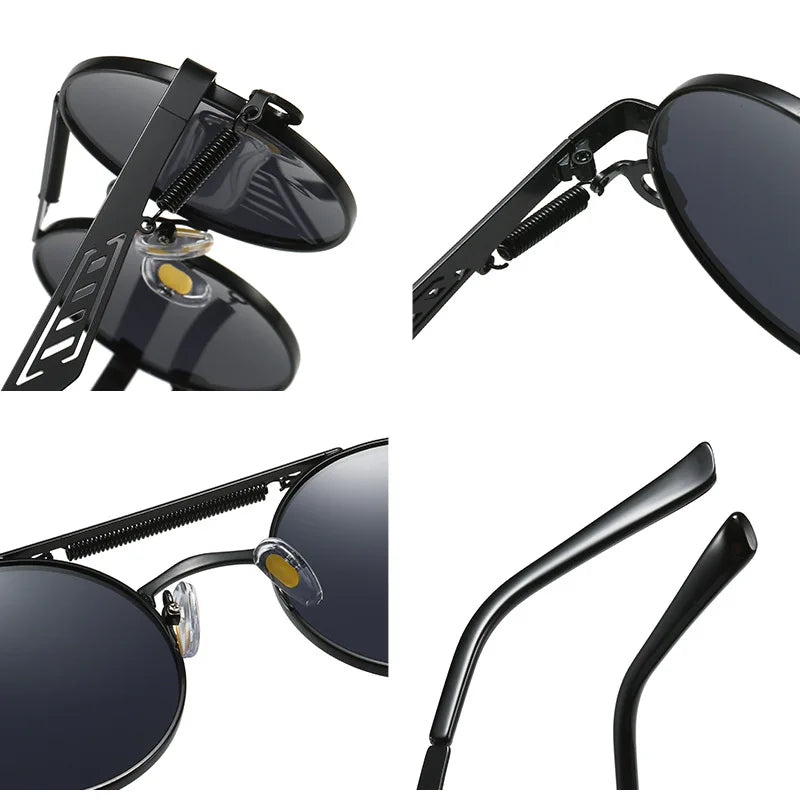 Vital SHAUNA Retro Metal Double Bridges UV400