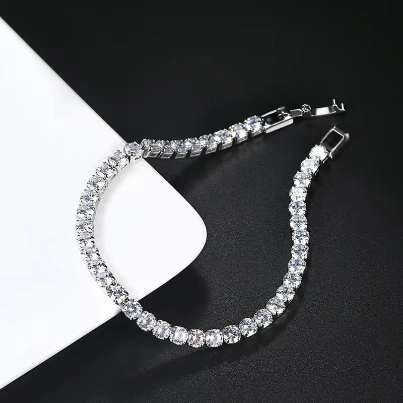 Luxury Gold & Silver Tone Princess Statement Bangle Bracelet