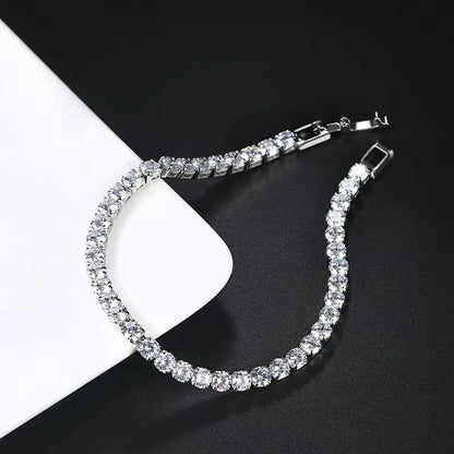 Luxury Gold & Silver Tone Princess Statement Bangle Bracelet
