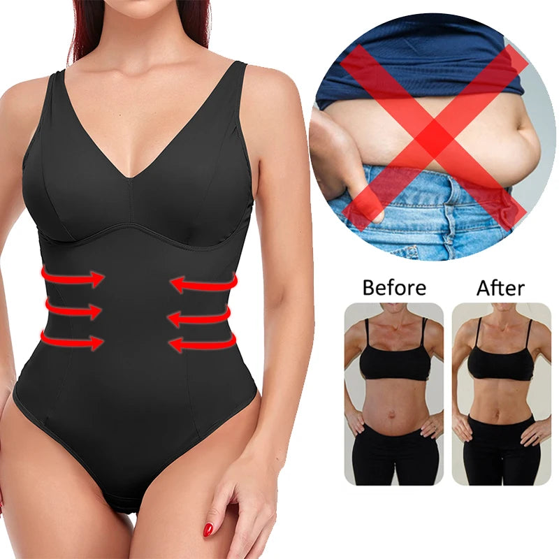 Taillenformer für Damen als Body mit V-Ausschnitt – Ansicht 5