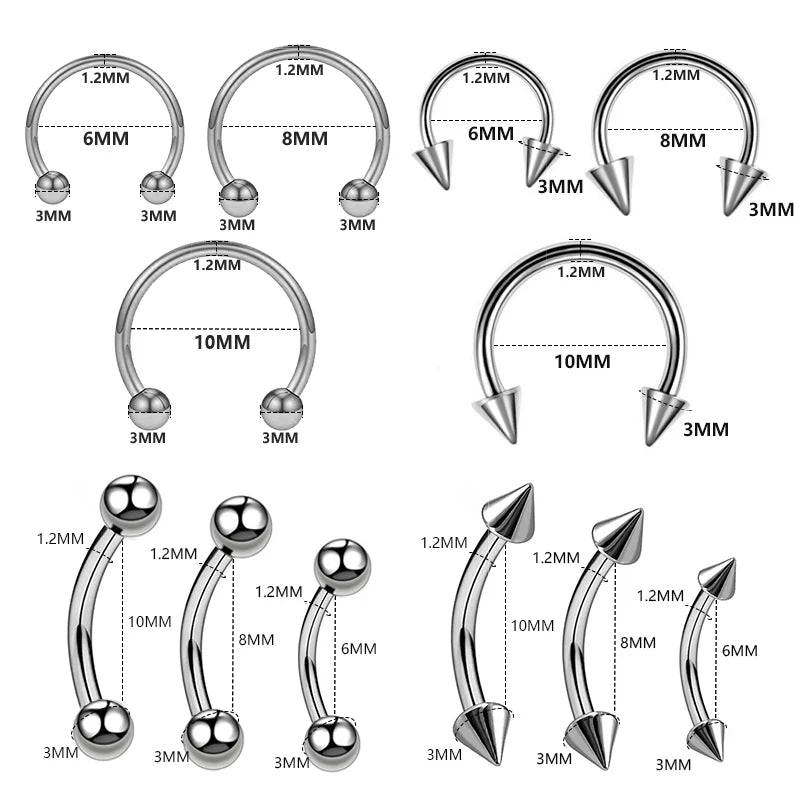 Vita Septum-Ring aus Edelstahl