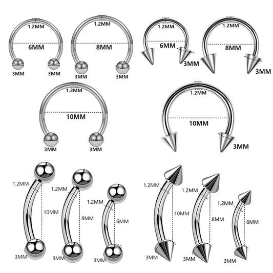 Vita Septum-Ring aus Edelstahl