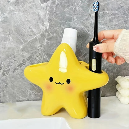 Vital™ StarSmile Cute Toothbrush Holder & Bathroom Organizer