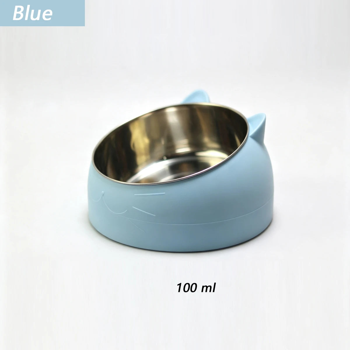 Stainless Steel Neck Guard Cat Bowl Pet Food Elevated Accessories Kitten Cats Articles Products Supplies Feeders Drinker Pets – Ansicht 8