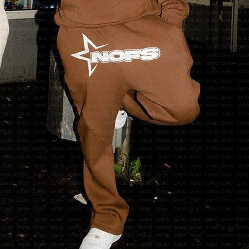 Vital™ StreetCore Oversized Letter-Embroidered Y2K Hoodie