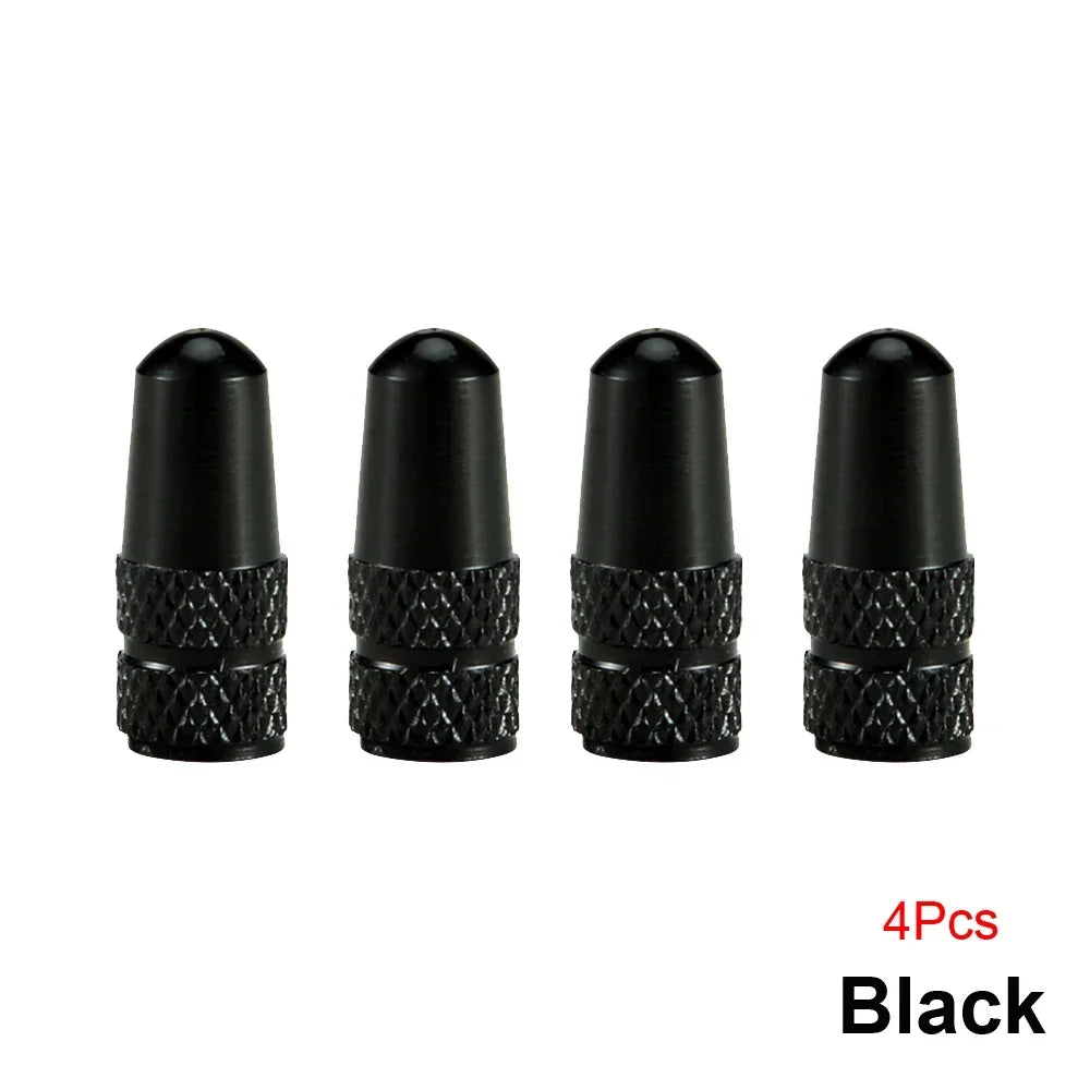 4PCS Aluminum Alloy Presta Valve Caps For Road MTB Track Racing Bike Tires French Valve Wheel Tube Covers – Ansicht 12