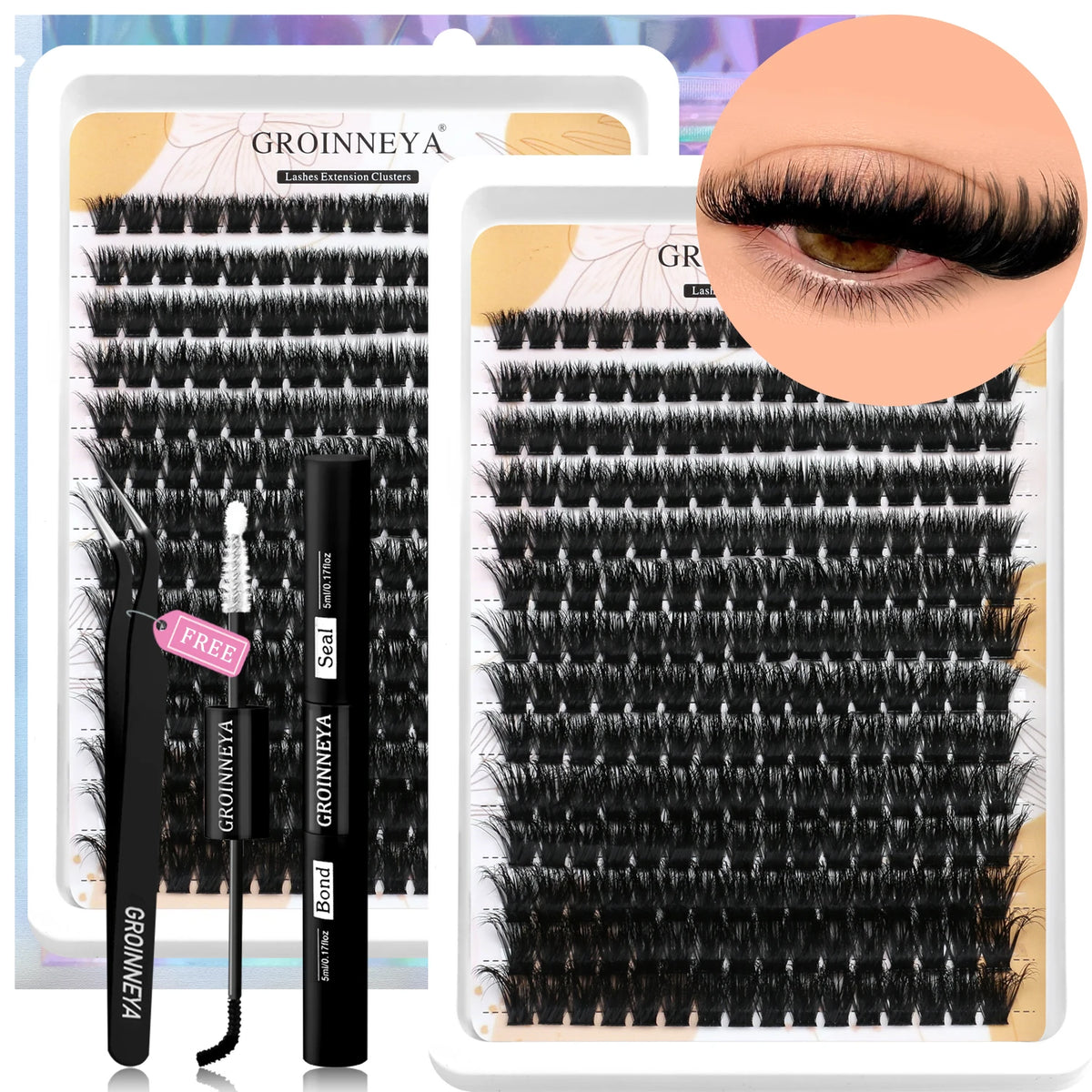 VitaCare™ LashPro DIY Salon-Grade Cluster Eyelash Extension Kit