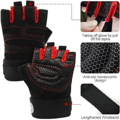 VitaCare™ IronGrip Pro Weightlifting & Fitness Gloves with Wrist Support
