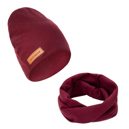 VitaHome™ CashmereKnit Baby Turban Hat & Scarf Set