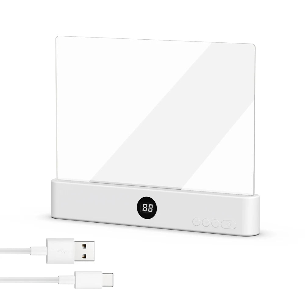 Leselampe als Flachpaneel mit USB-Anschluss – Ansicht 8
