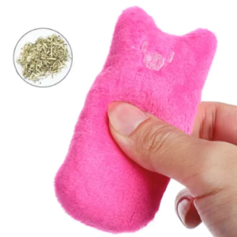 Teeth Grinding Catnip Toys Funny Interactive Plush Cat Toy Pet Kitten Chewing Vocal Toy Claws Thumb Bite Cat Mint For Cats – Ansicht 6