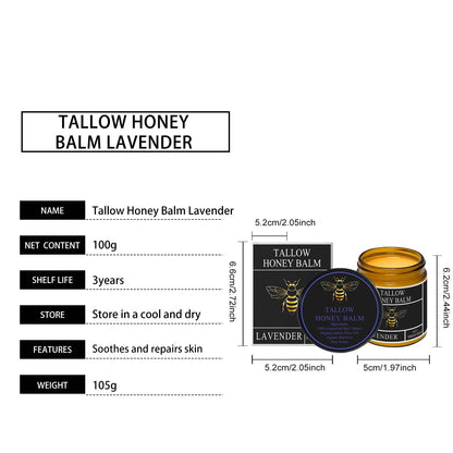 Tallow Honey Cream Glow Hydrating Skin Improve Elasticity Soft Bleaching Improve Dullness Firming Face Body Moisturizer Lotion – Ansicht 13