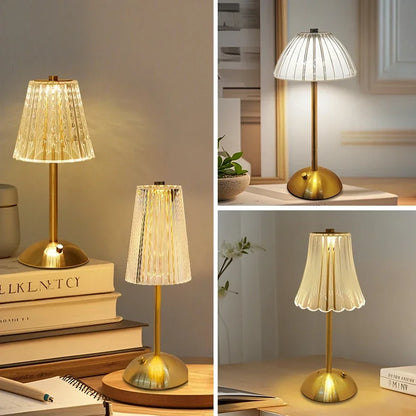 Tischlampe LED dimmbar kabellos mit Touch-Sensor – Ansicht 2