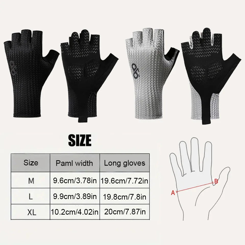 GTUBIKE Summer Breathable Half-Finger Cycling Gloves
