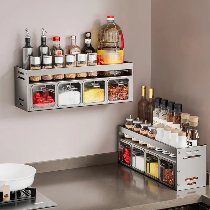 Vital™ SpiceVault No-Drill Wall-Mounted Spice Organizer Set