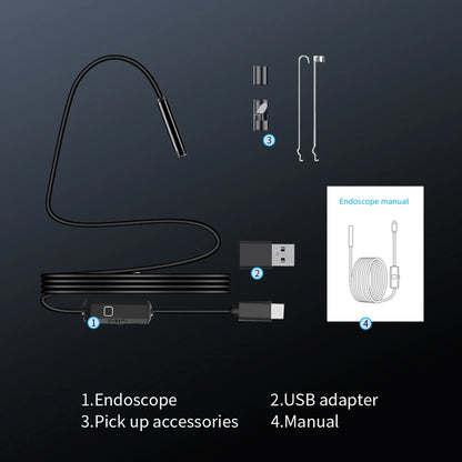 VitaHome™ VisionPro 7mm Waterproof USB-C Endoscope & Borescope Camera