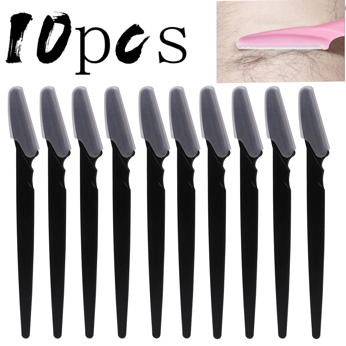 VitaCare™ DermaGlide Precision Eyebrow & Face Razors (Multipack)