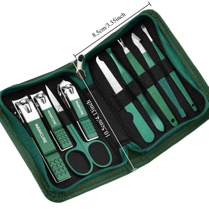 Vital™ Professional 9-Piece Stainless Steel Manicure & Pedicure Grooming Set