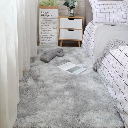 Teppich flauschig rutschfest für das Schlafzimmer