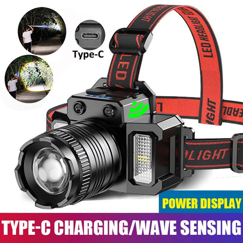 STARMAP LED Rechargeable Motion Sensor Outdoor Headlamp
