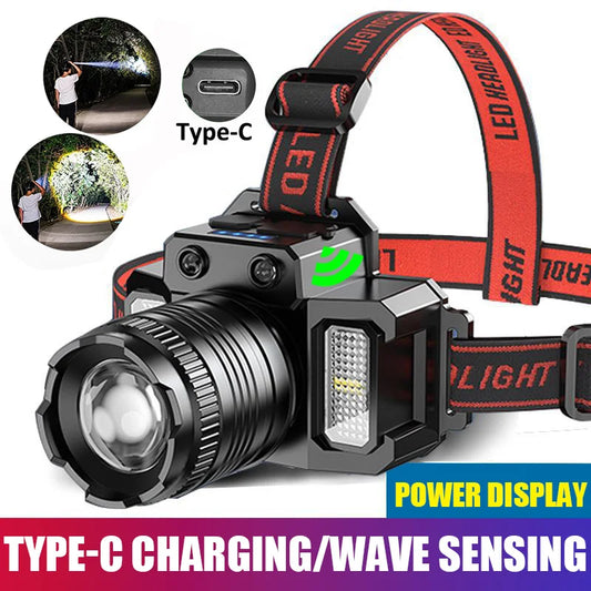 STARMAP LED Rechargeable Motion Sensor Outdoor Headlamp