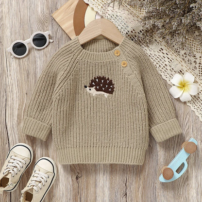 VitaHome™ LittleHedgehog Cozy Knit Baby Pullover