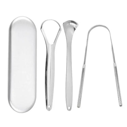VitaCare™ PureBreath Medical-Grade Stainless Steel Tongue Scraper