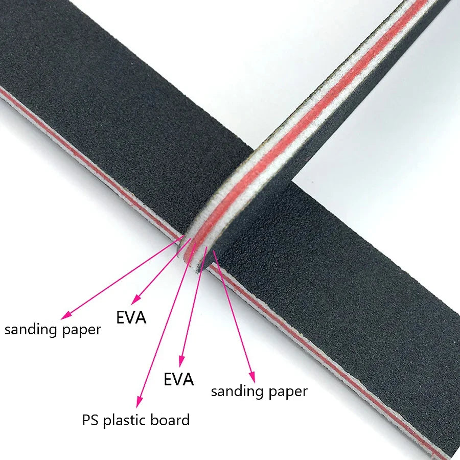 VitaCare™ ProShape Straight Emery Board Nail Files (5-Pack)