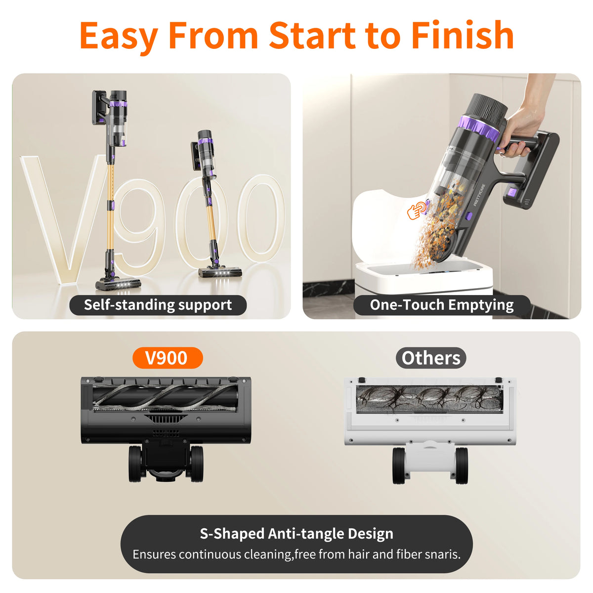 Vital™ PowerCyclone V900 Cordless Vacuum Cleaner