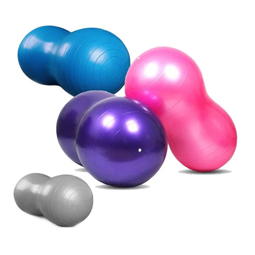 Gymnastikball in Erdnussform für Pilates und Balance