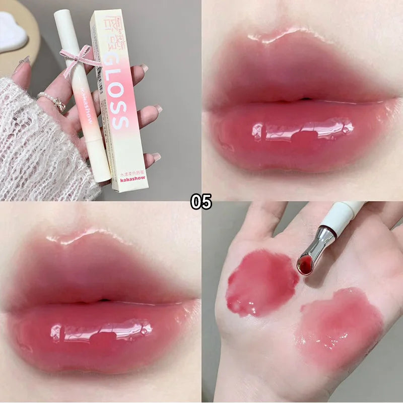 Lipgloss mit Spiegelglanz und Pflegeöl – Ansicht 7
