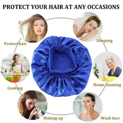 VitaCare™ SilkyGlide Satin-Lined Sleep & Shower Bonnet