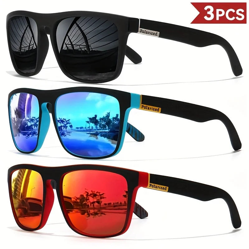 Vita Vintage Square Polarized Driving & Fishing Sunglasses