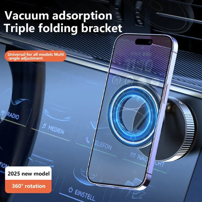 VIta Foldable Magnetic Vacuum Car Mount & Live Streaming Phone Holder