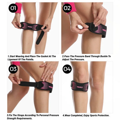 STARMAP Adjustable Patella Knee Strap & Tendon Support Brace