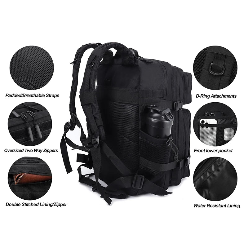 Vital™ TacticalPack 45L Insulated Meal Management Gym Backpack