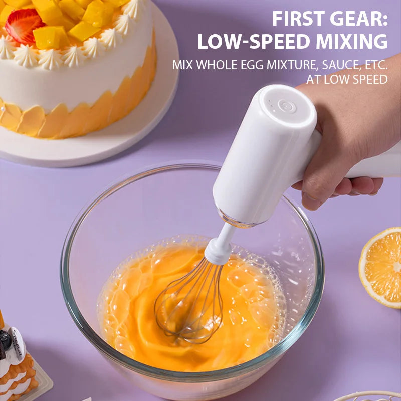 Vital™ Cordless Rechargeable Handheld Electric Egg Beater & Baking Mixer